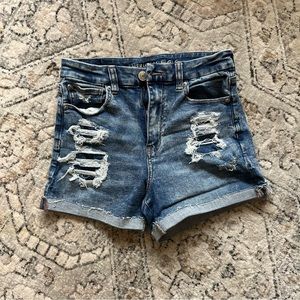 AE Ne(x)t Level Curvy High Waisted Denim Short